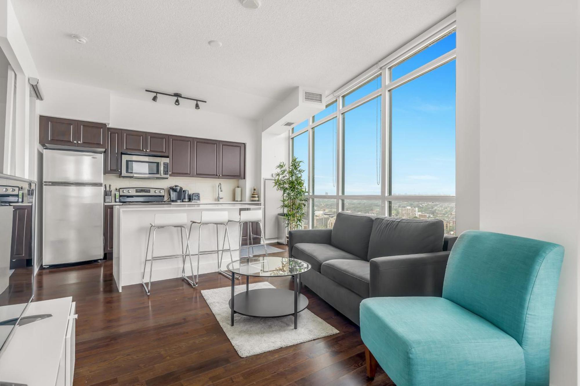 טורונטו 2 Bedroom Waterfront Condo Downtown W/ Free Parking מראה חיצוני תמונה